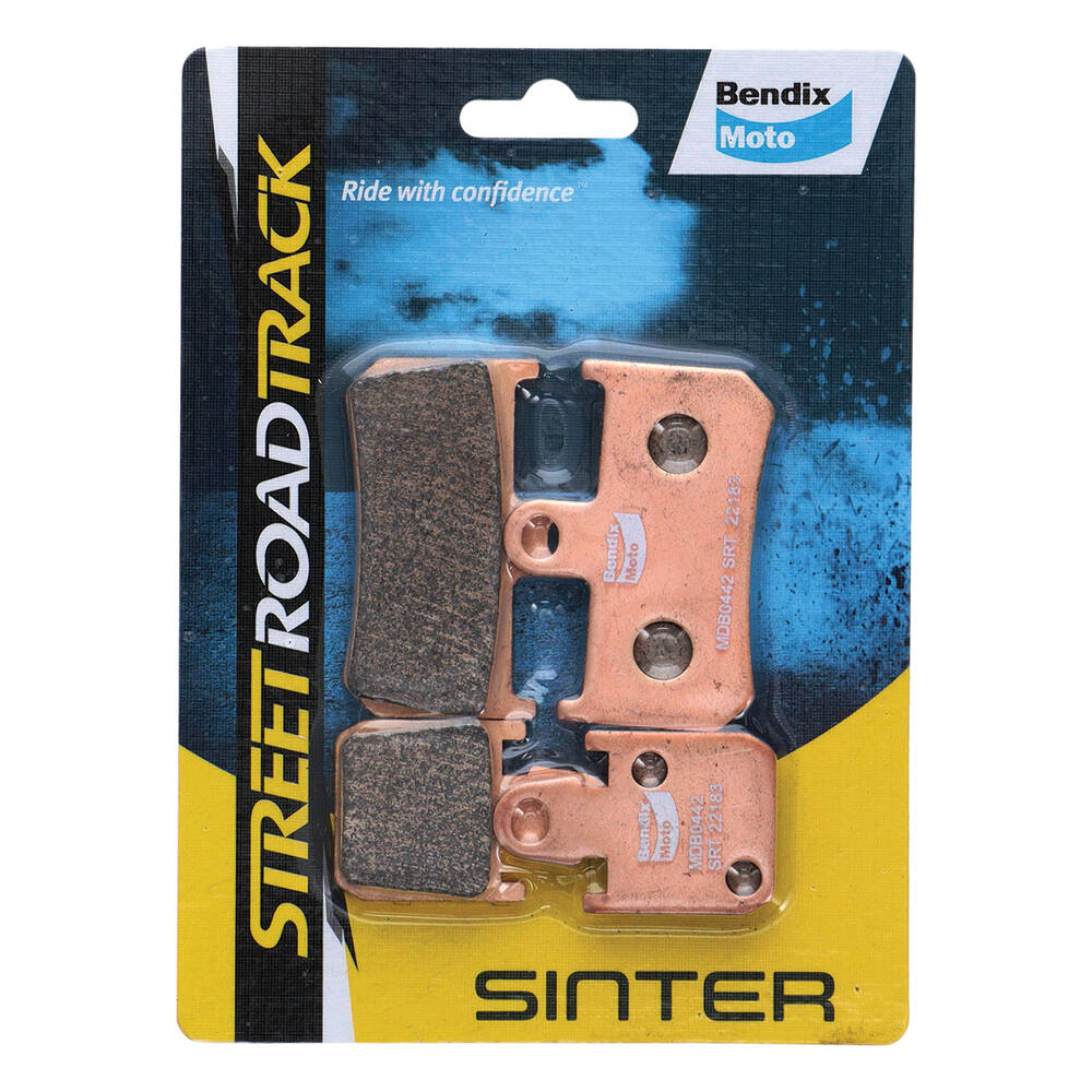 Bendix Street Road Track Motorcycle Disc Brake Pads - MDB0442-SRT