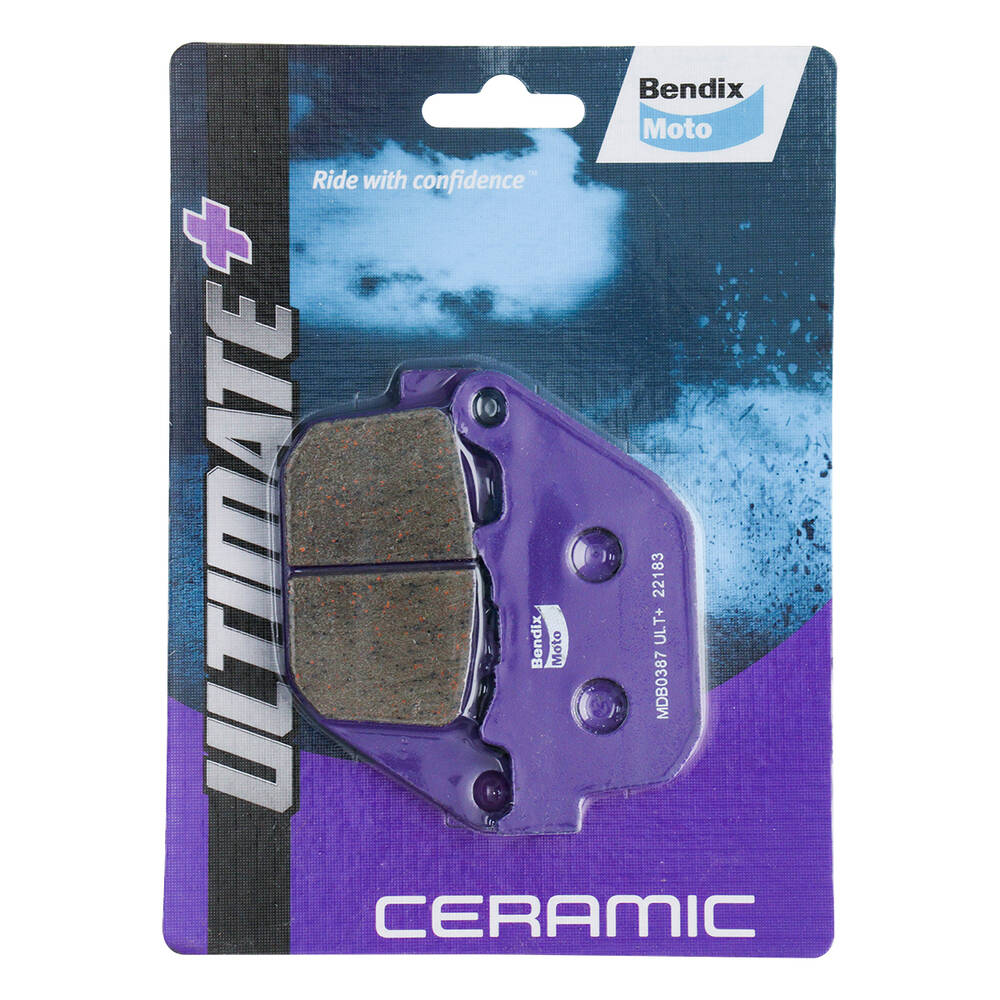 Bendix Ultimate+ Motorcycle Disc Brake Pads - MDB0387-ULT+