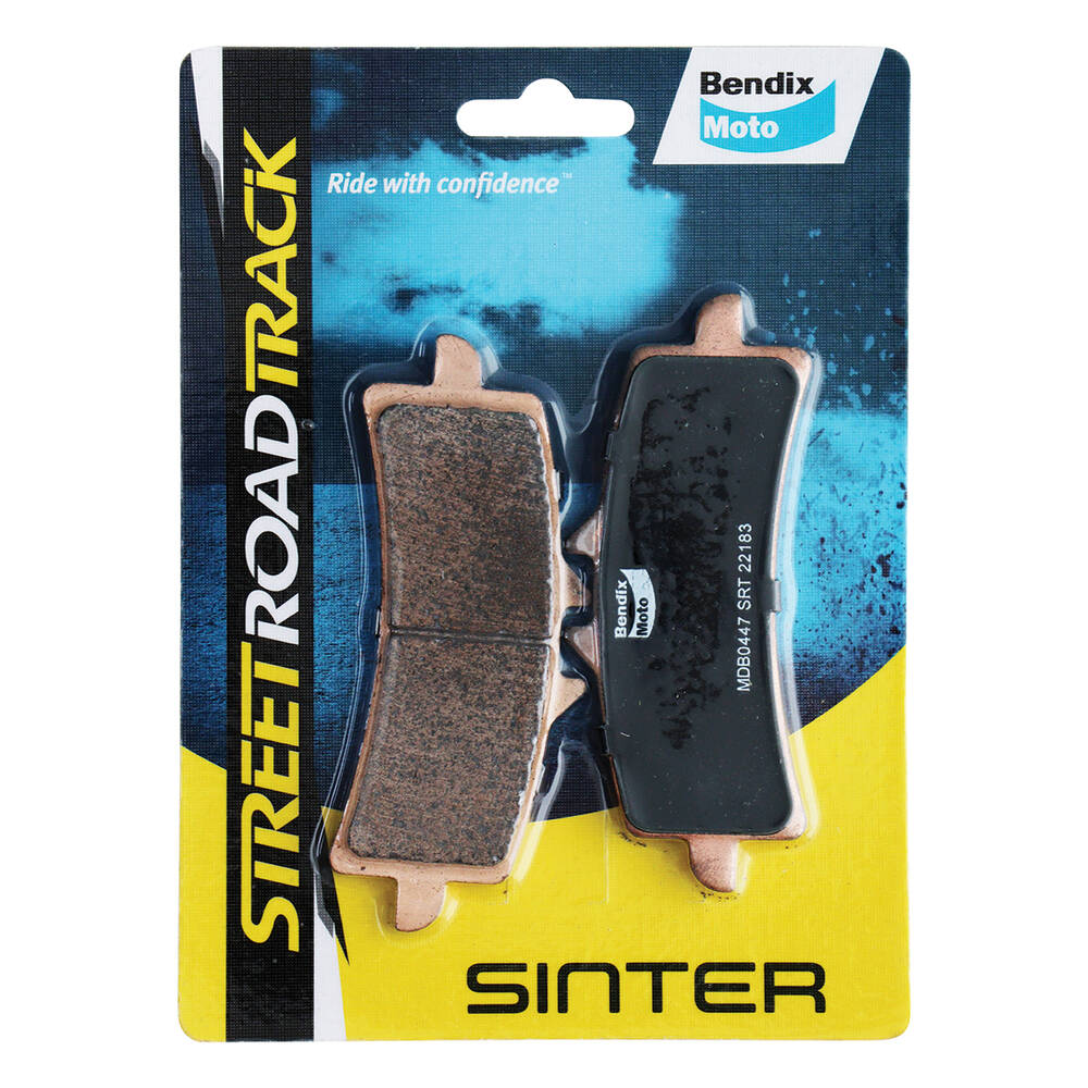 Bendix Street Road Track Motorcycle Disc Brake Pads - MDB0447-SRT