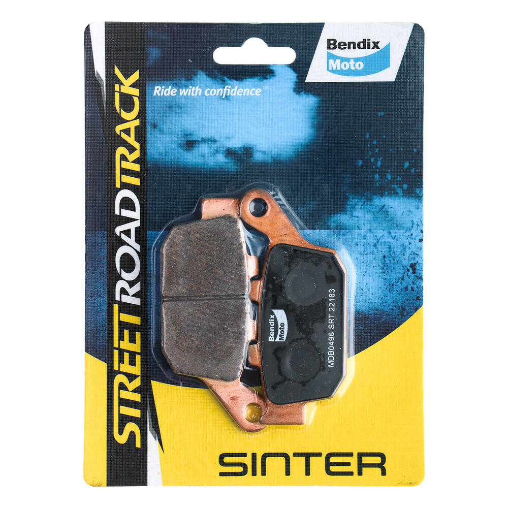 Bendix Street Road Track Motorcycle Disc Brake Pads - MDB0496-SRT