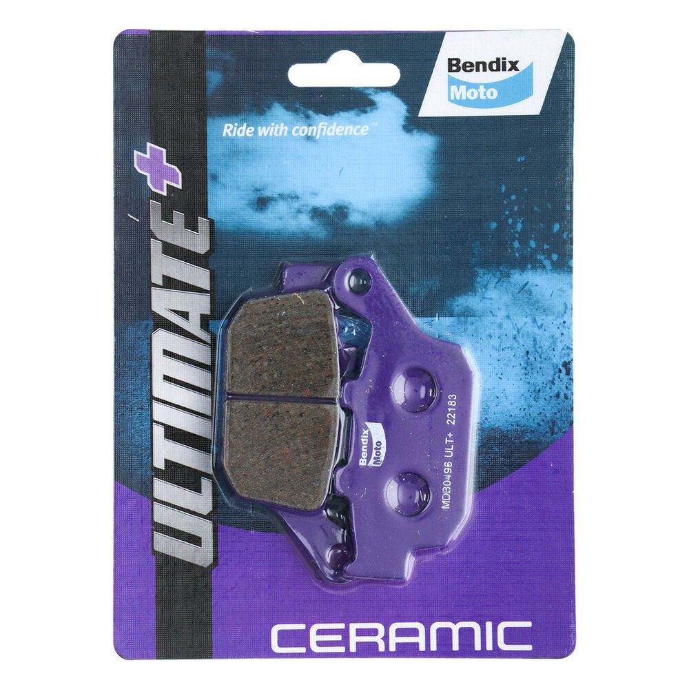 Bendix Ultimate+ Motorcycle Disc Brake Pads - MDB0496-ULT+