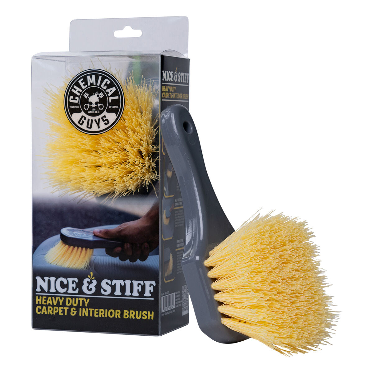 Chemical Guys Nice & Stiff Heavy Duty Carpet & Interior Brush
