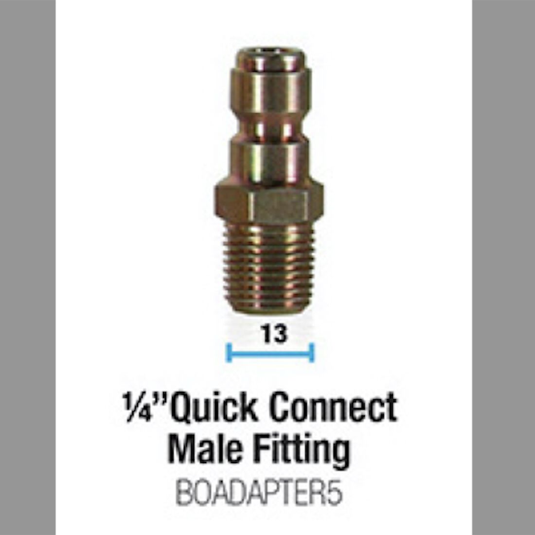 Bowden's Own Snow Blow Cannon Adaptor 1/4" Quick Connect BOADAPTER5