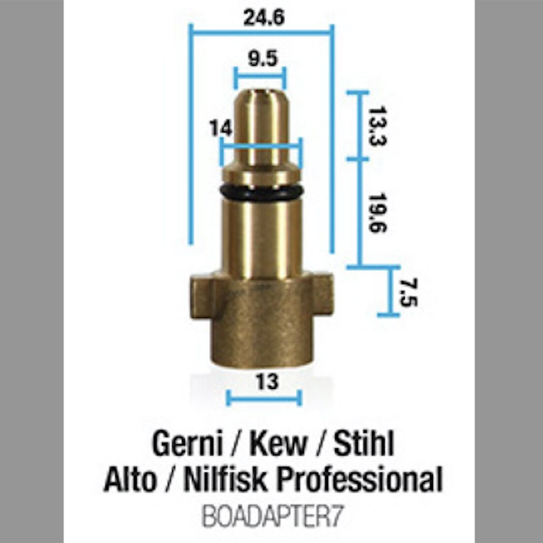 Bowden's Own Snow Blow Cannon Adaptor Gerni/Stihl/Alto/Nilfisk Pro