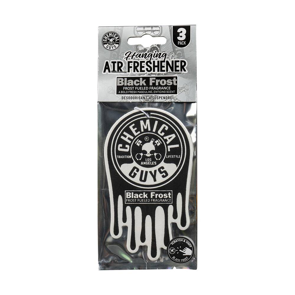 Chemical Guys Air Freshener 3 Pack - Black Frost