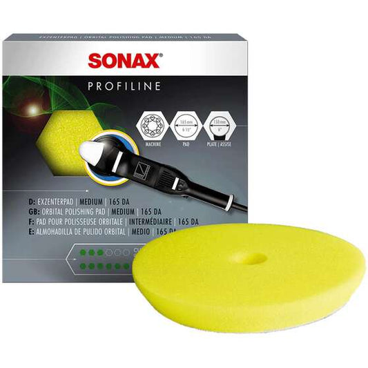 SONAX DA Polishing Pad Medium Yellow 165mm