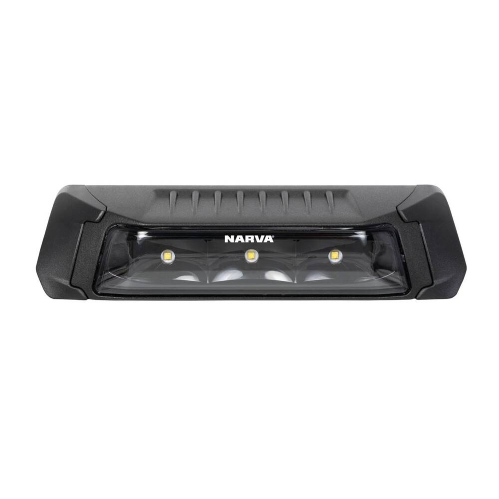 Narva 9-33V LED Scene Lamp Dual Colour Amber/White - Black Housing - 72477AW | Narva 72477AW