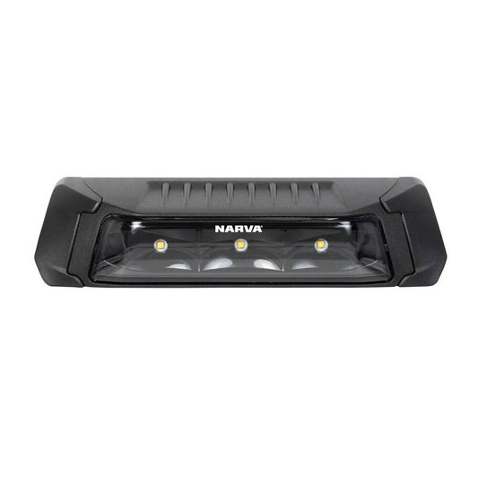 Narva 9-33V LED Scene Lamp Dual Colour Amber/White - Black Housing - 72477AW | Narva 72477AW