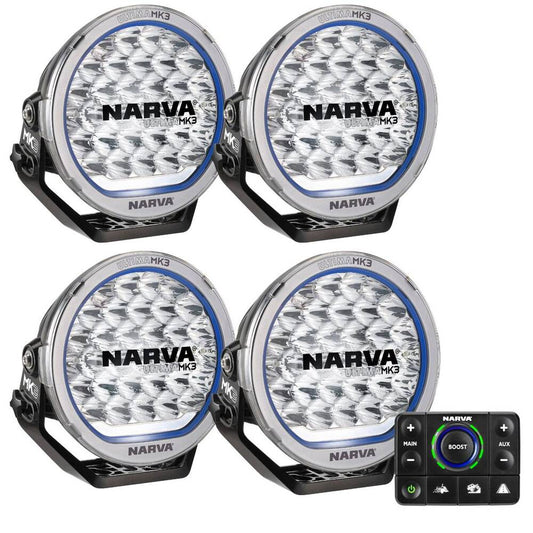 Narva ULTIMA MK3 215 LED Transport Driving Lights Kit - Hybrid Beam - 71748 | Narva 71748