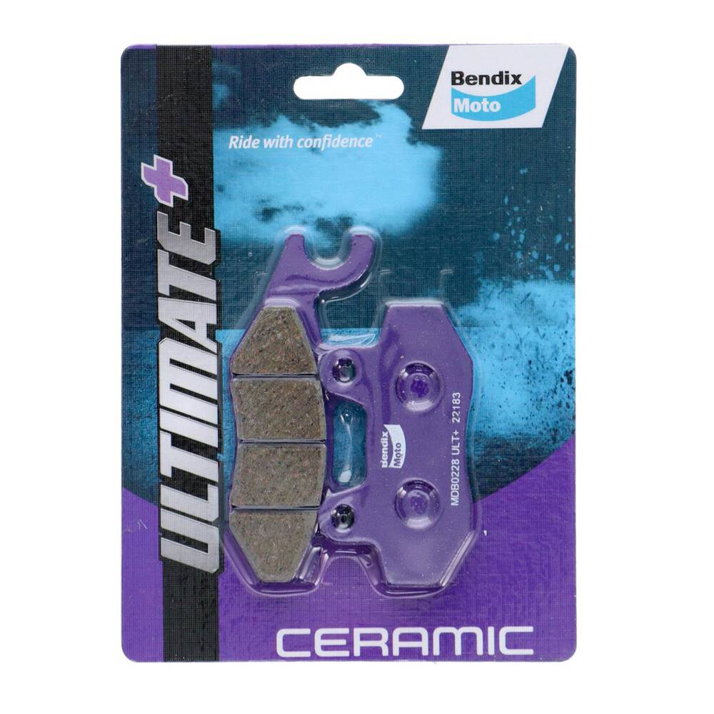 Bendix Ultimate+ Motorcycle Disc Brake Pads - MDB0228-ULT+