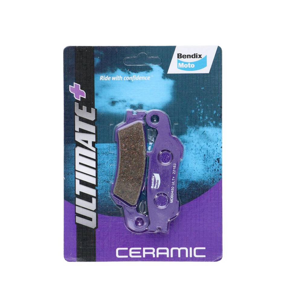 Bendix Ultimate+ Motorcycle Disc Brake Pads - MDB0450-ULT+