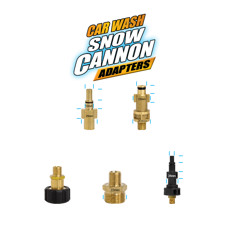 Meguiar's Snow Foaming Cannon Adapters Range