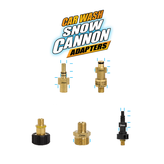 Meguiar's Snow Foaming Cannon Adapters Range