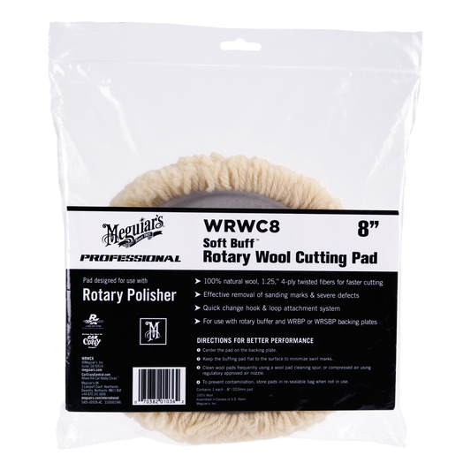 Meguiar's Soft Buff Rotary Wool Cutting Pad
