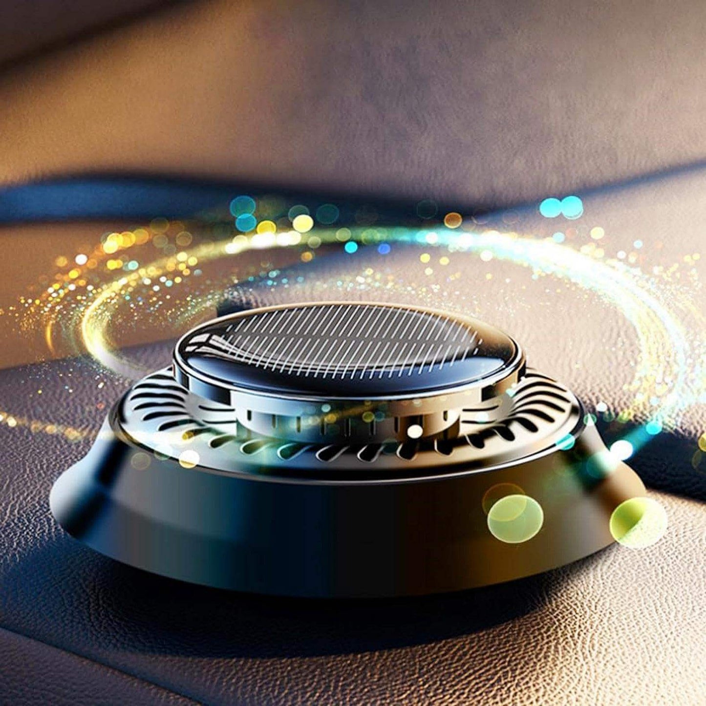 Rotating Essential Oil Diffusing Car Air Freshener