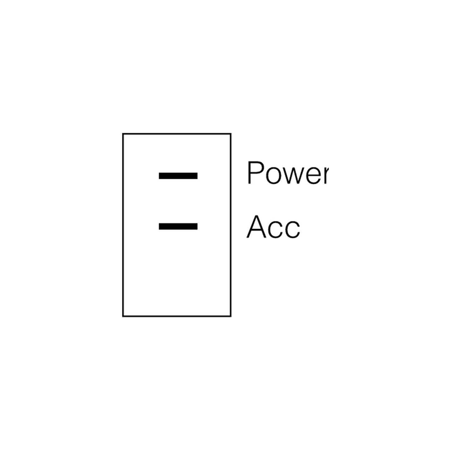 Narva Off/On Rocker Switch - 62010BL