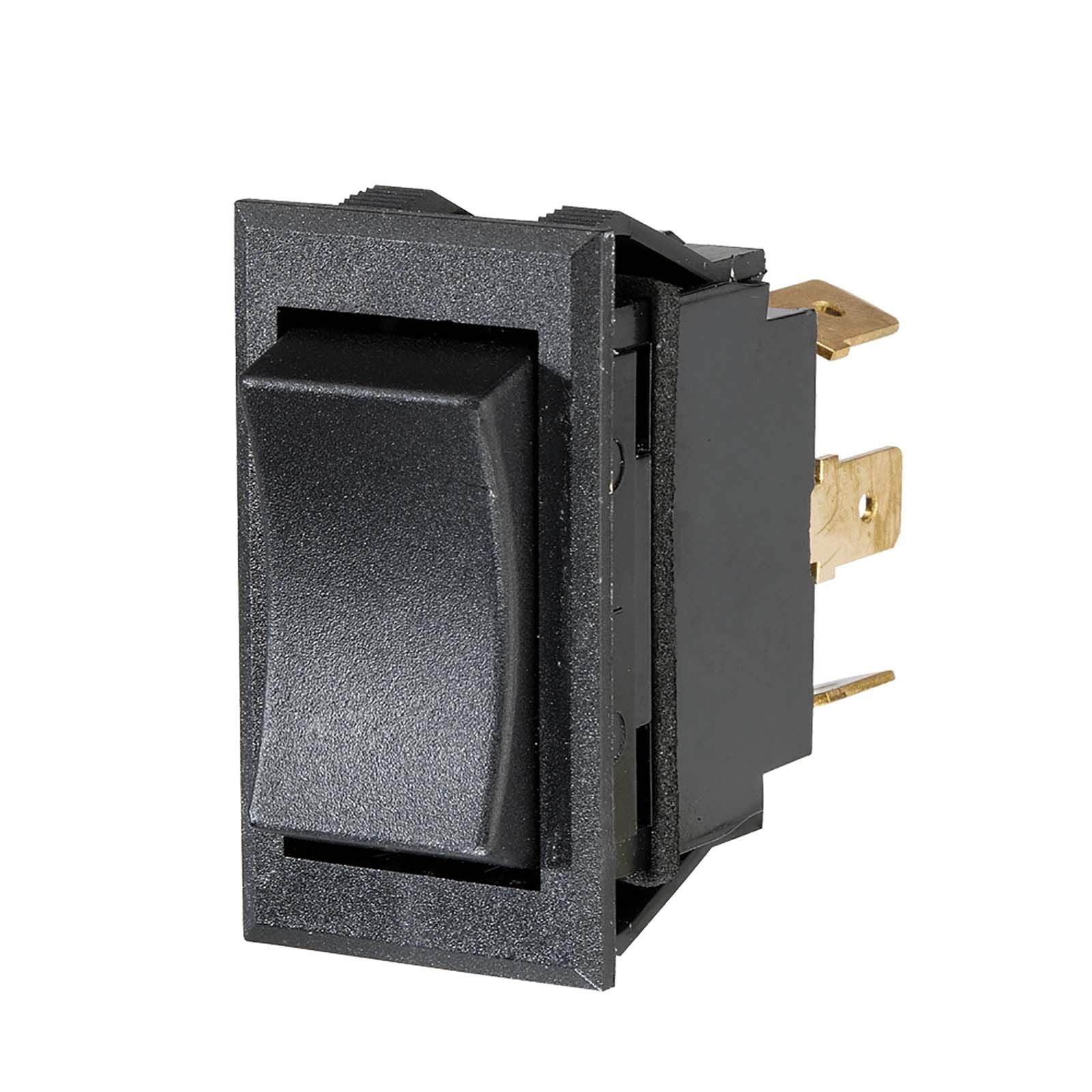 Narva On/Off/On Heavy-Duty Rocker Switch - 63041BL