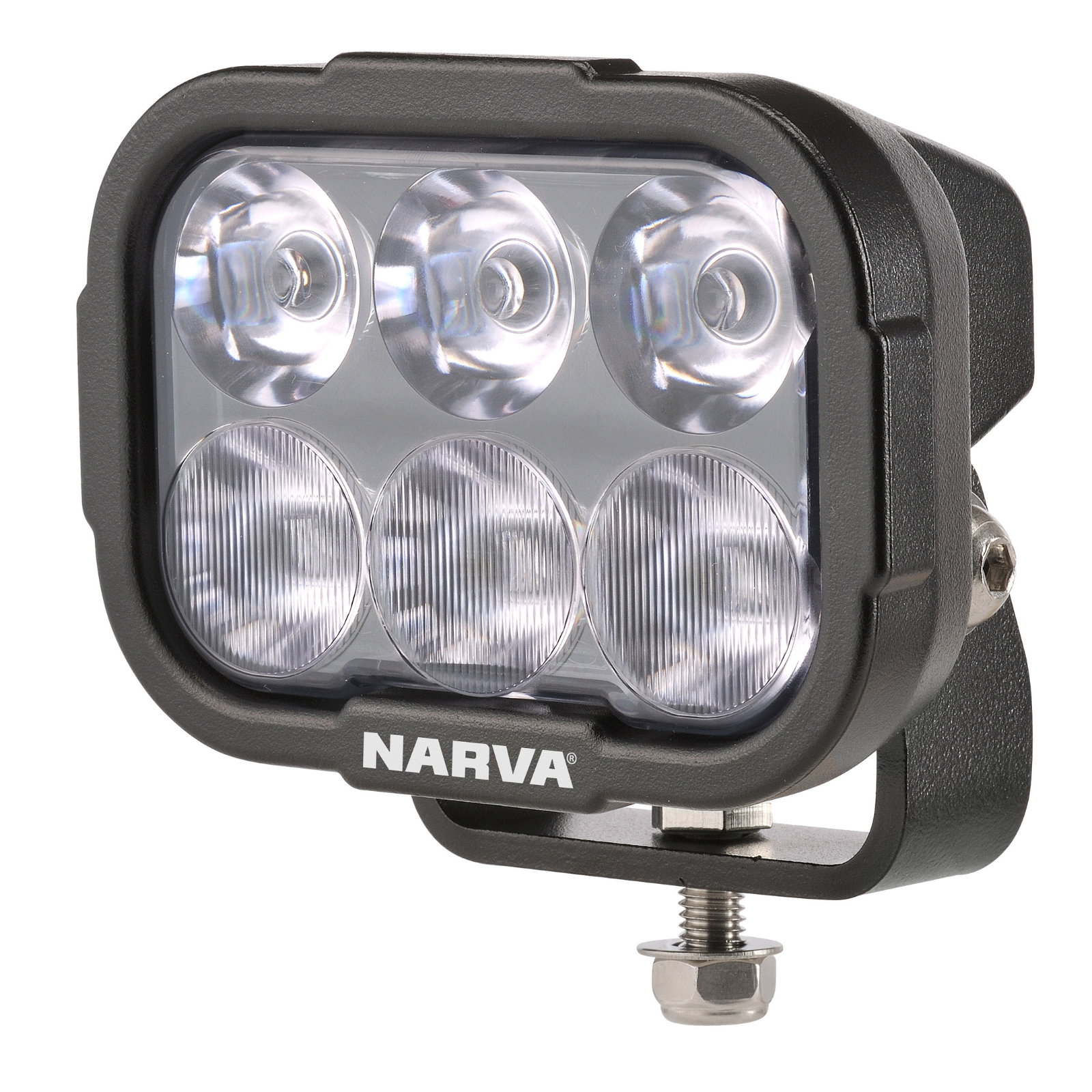 Narva 9-33V Heavy-Duty LED Work Lamp Hybrid Beam - 6 x 8W - 73610