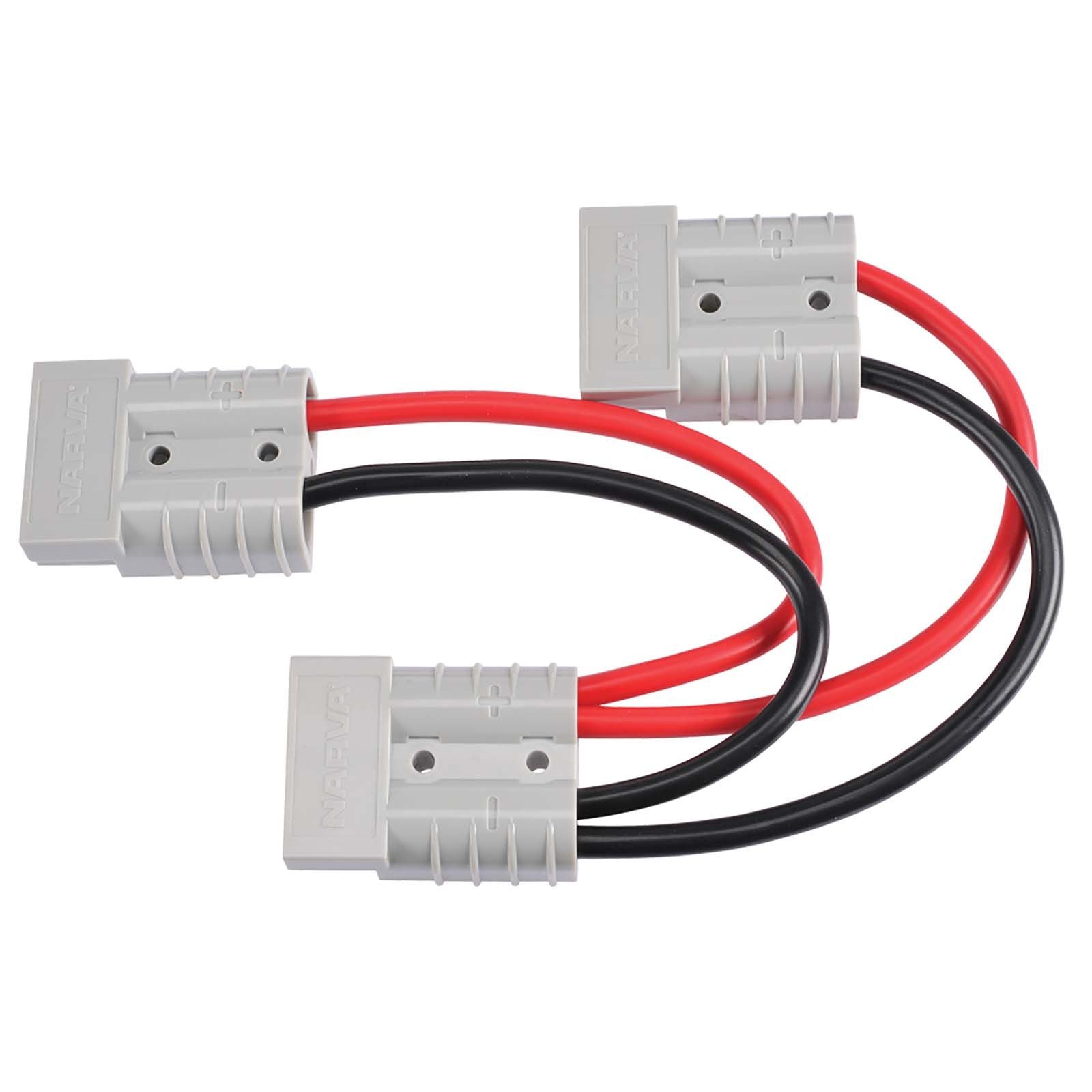 Narva Heavy-Duty Adaptor (Battery Connector to Twin Battery Connectors) - 81069BL
