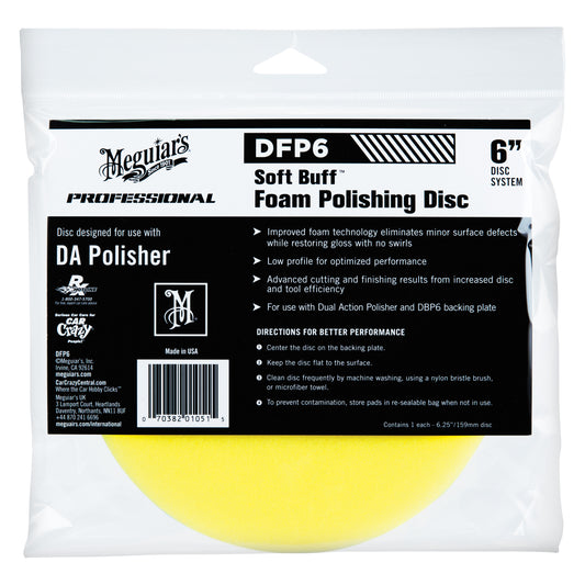 Meguiar's DA Foam Polishing Disc 6 Inch