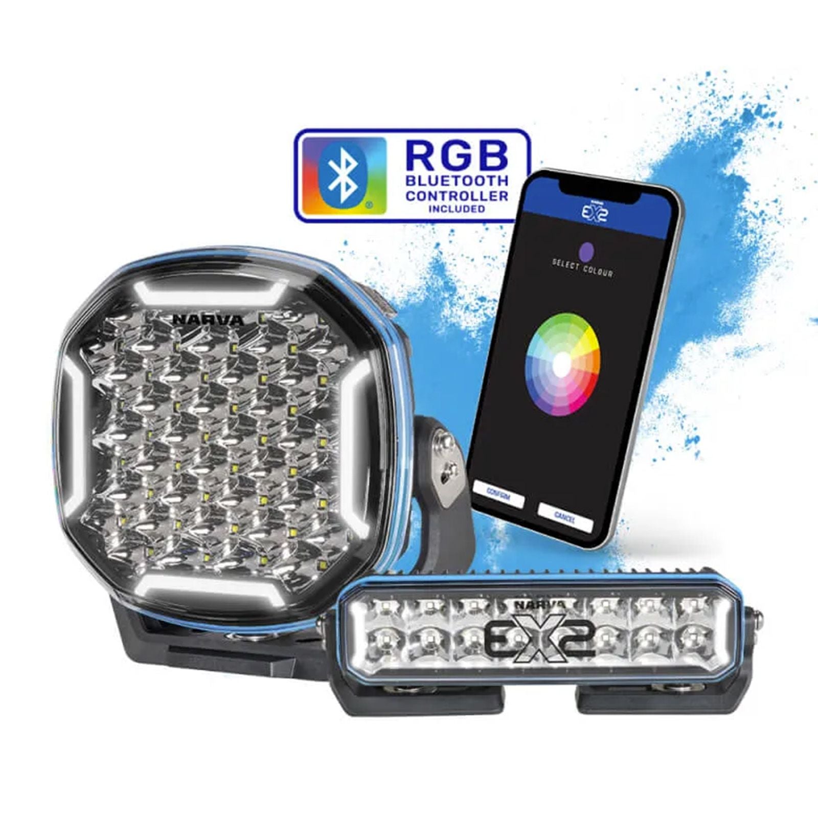 Narva 9" EX2-R Driving Lamp - Single - 72183
