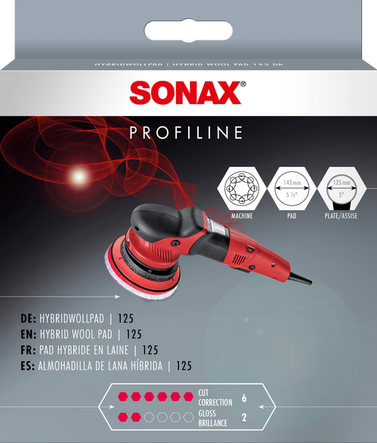 SONAX DA Hybrid Wool Pad 143mm