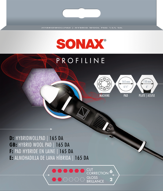 SONAX DA Hybrid Wool Pad 165mm
