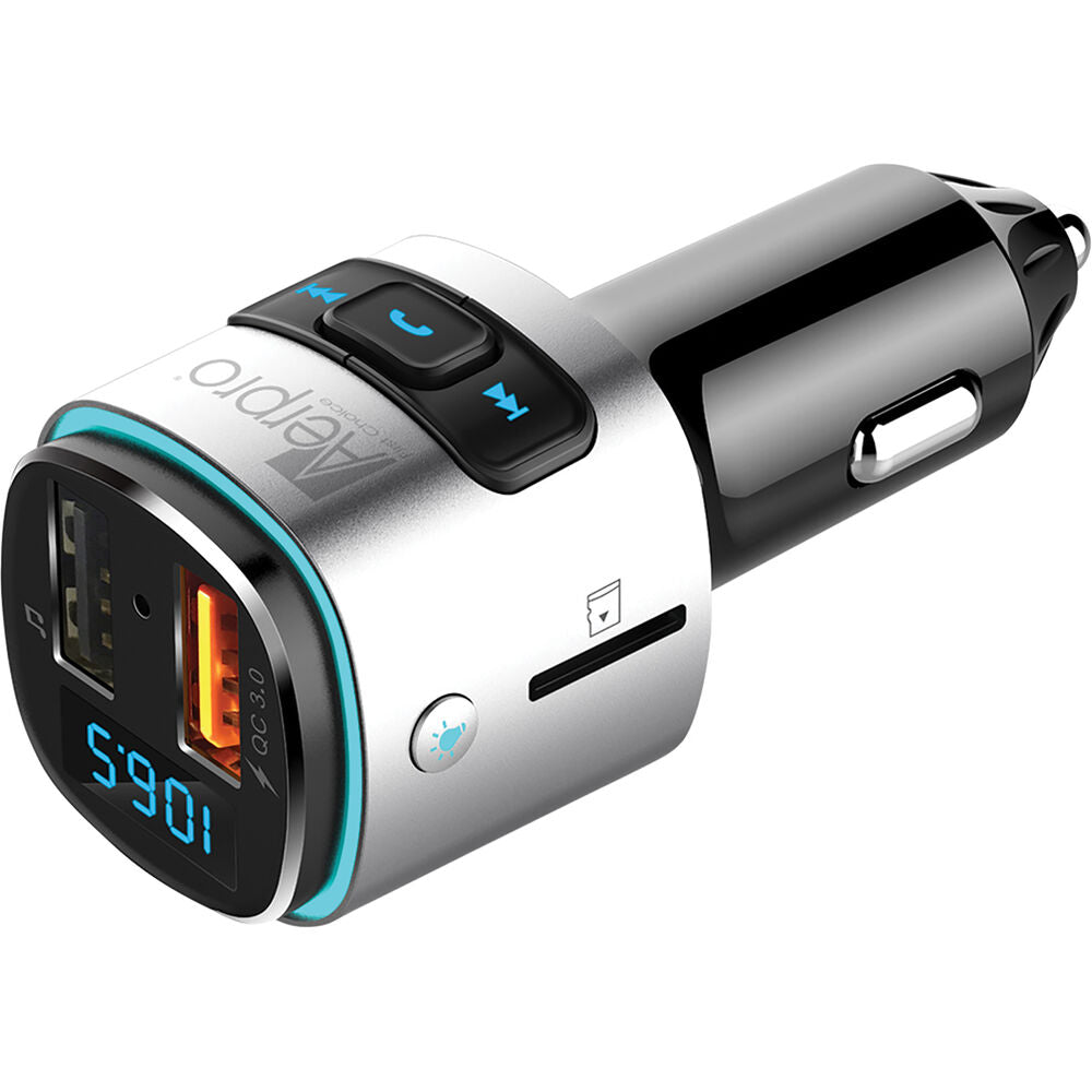 Aerpro Bluetooth FM Transmitter With QC3.0 USB APBT210