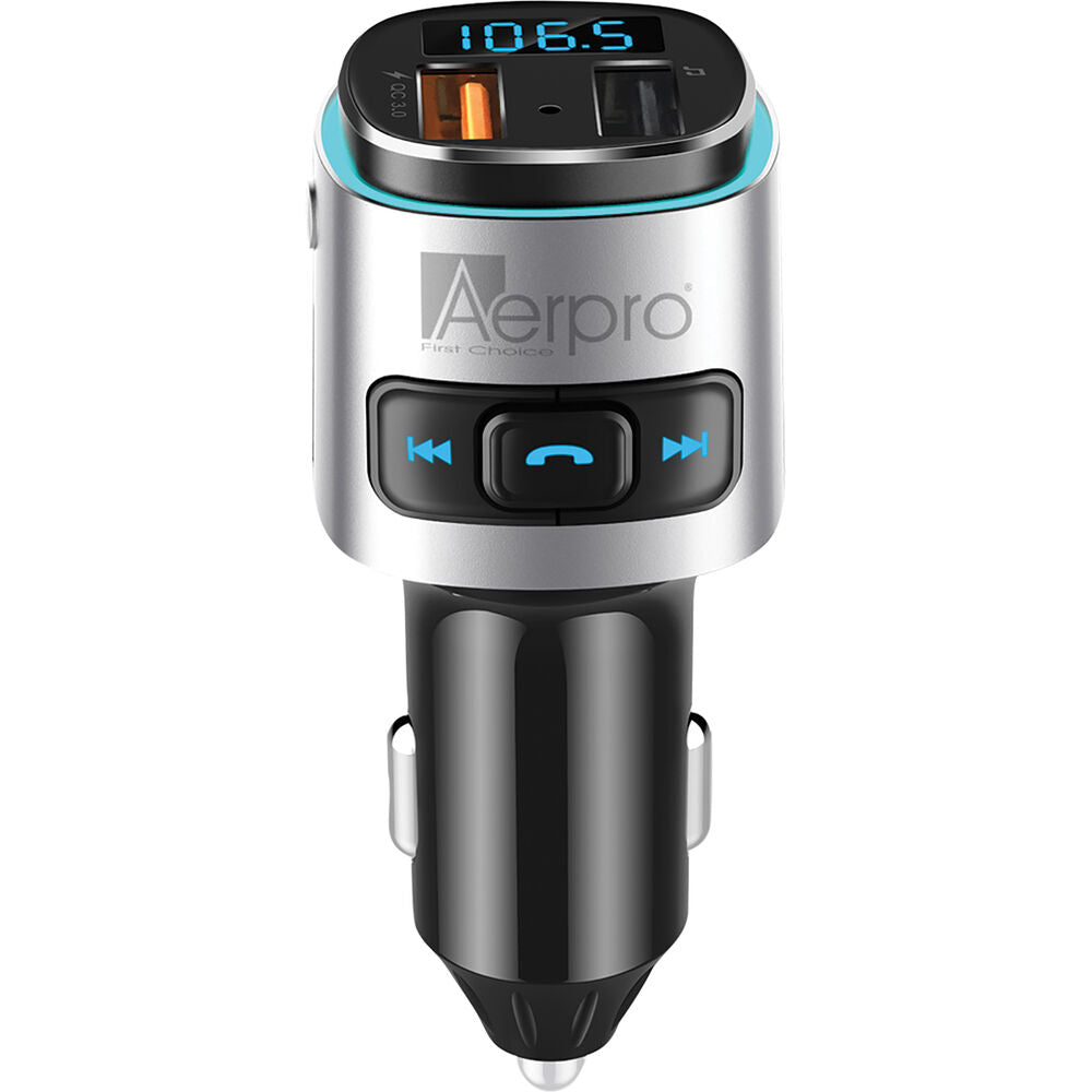 Aerpro Bluetooth FM Transmitter With QC3.0 USB APBT210