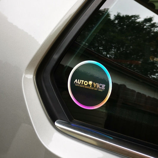 Holographic Branded Sticker - 7.5cm