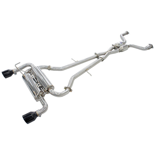 Gemini Cat Back Exhaust w/Ti Rolled Tips - Nissan 370Z Z34 09-21