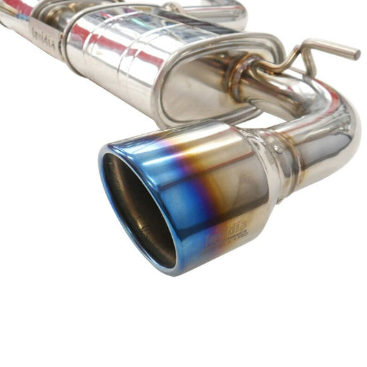 R400 Cat Back Exhaust w/Round Ti Rolled Tips - VW Golf GTI Mk7